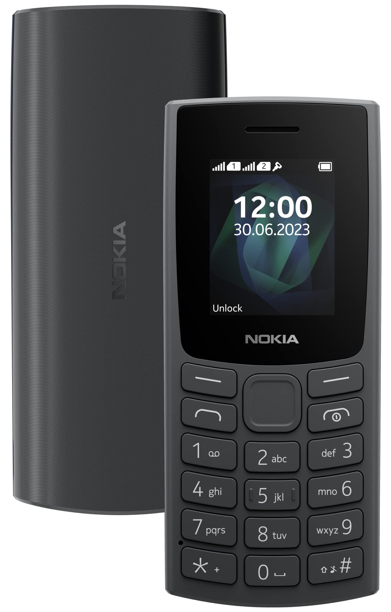 Nokia 105 SS (2023) Charcoal