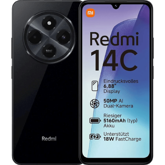 Xiaomi Redmi 14C 6 GB / 128 GB Midnight Black