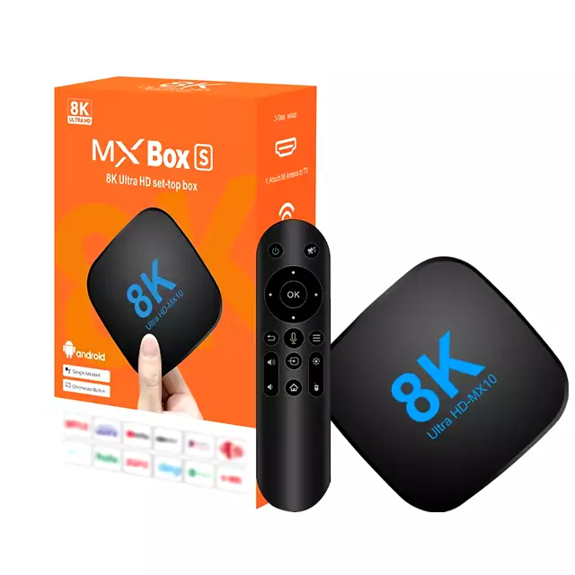 Android 13.0 TV qutusu MXBOX S RK3528 8K HD 4GB 64GB