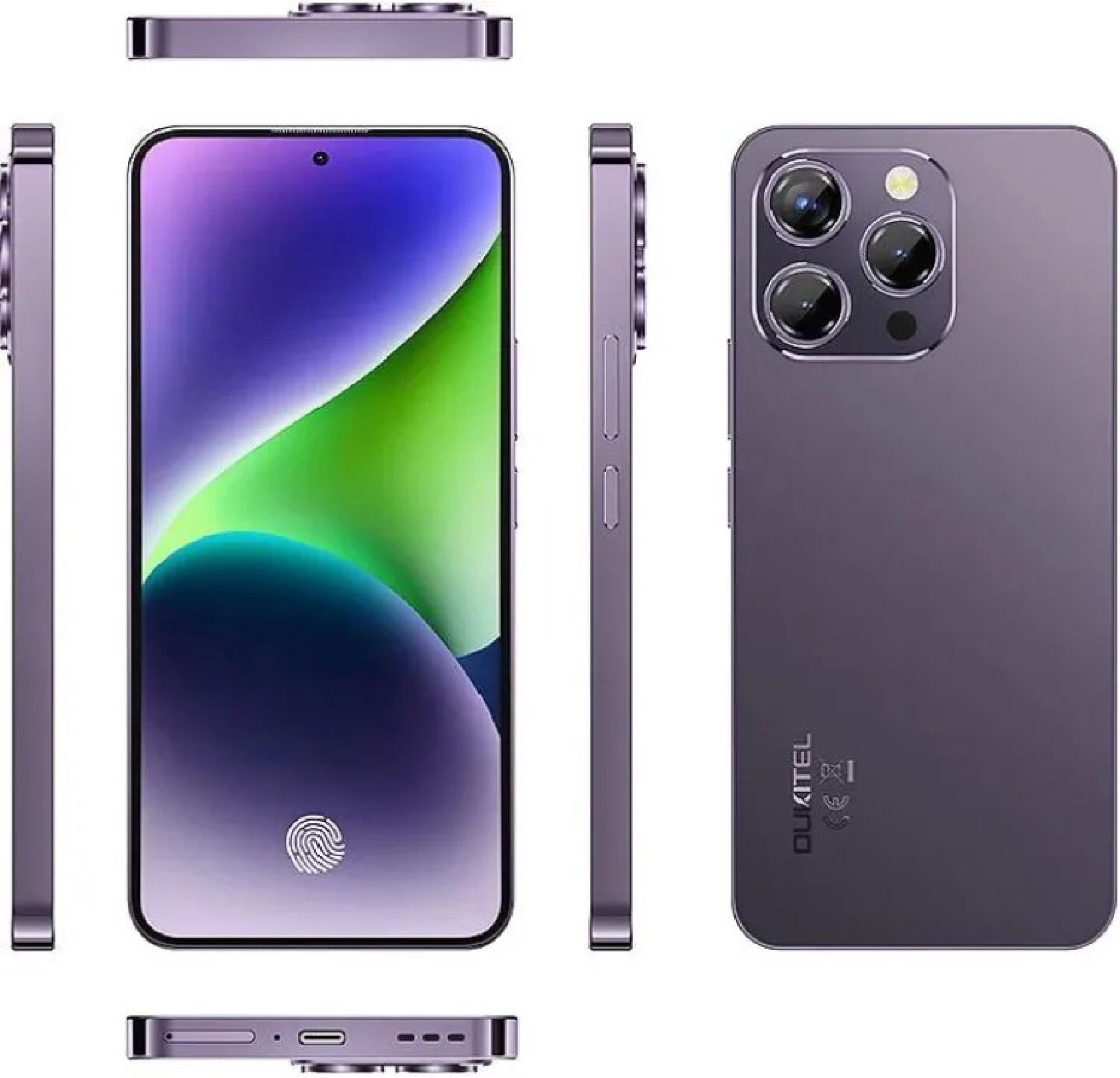 Smartfon Oukitel P1 8(+16)GB/256GB Purple