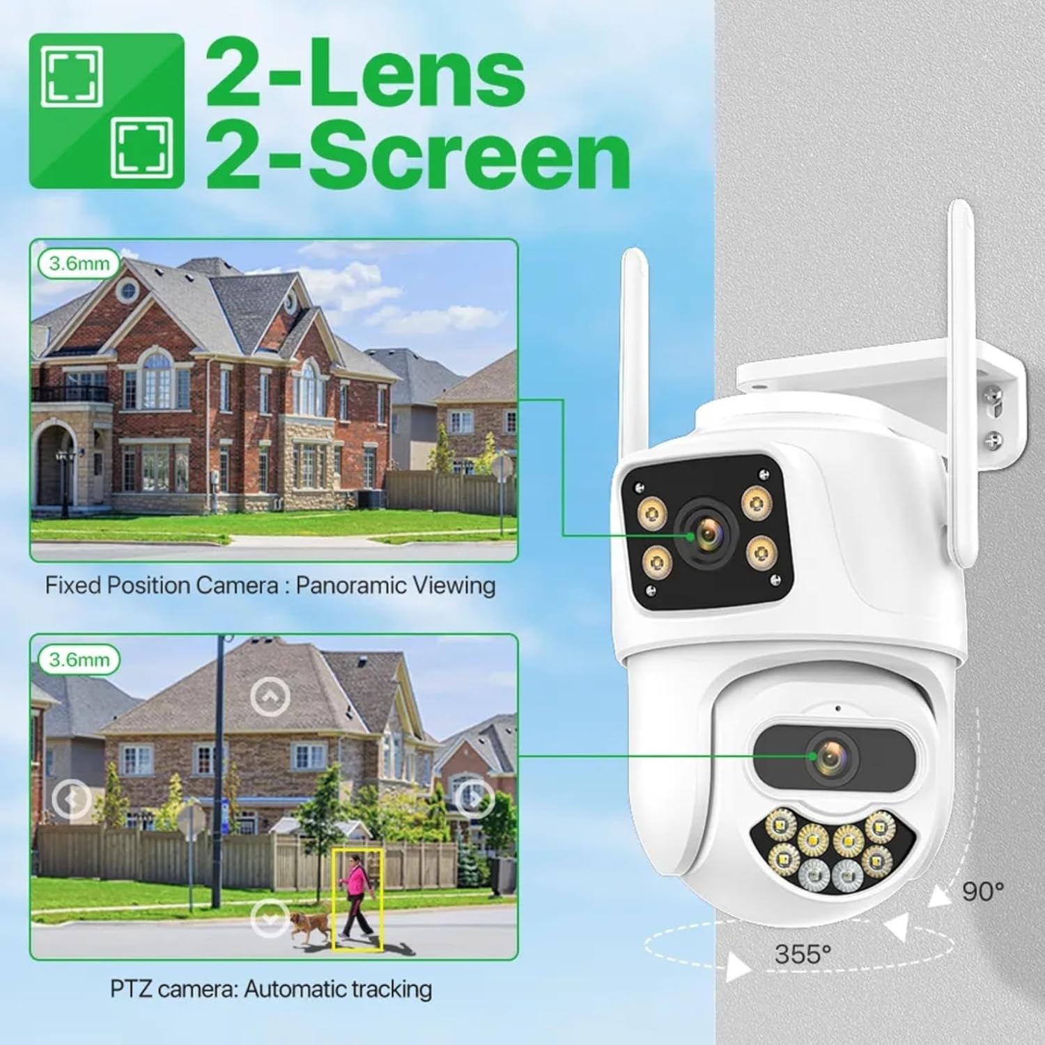 360 visual angle cloud wifi camera