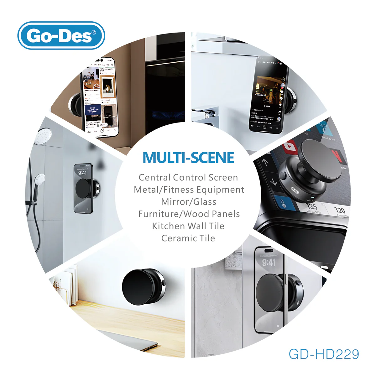 Avtomobil üçün tutacaq Go-Des Avto Vacuum GD-HD229